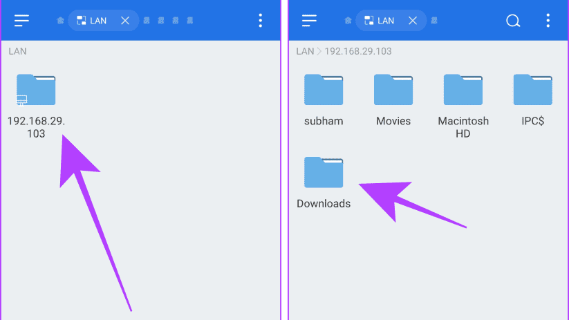 Accessing Mac Files on Android using SMB server edited