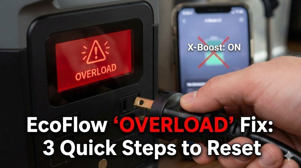 EcoFlow "Overload" Error: 3 Ways to Fix It