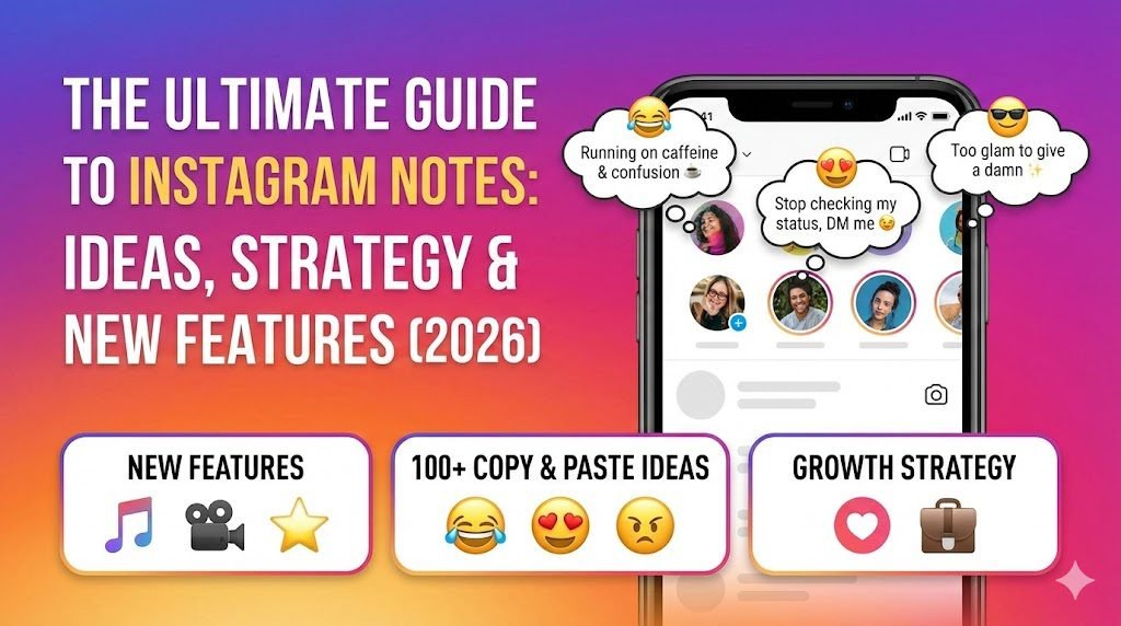 The Ultimate Guide to Instagram Notes: Ideas, Strategy & New Features (2026)