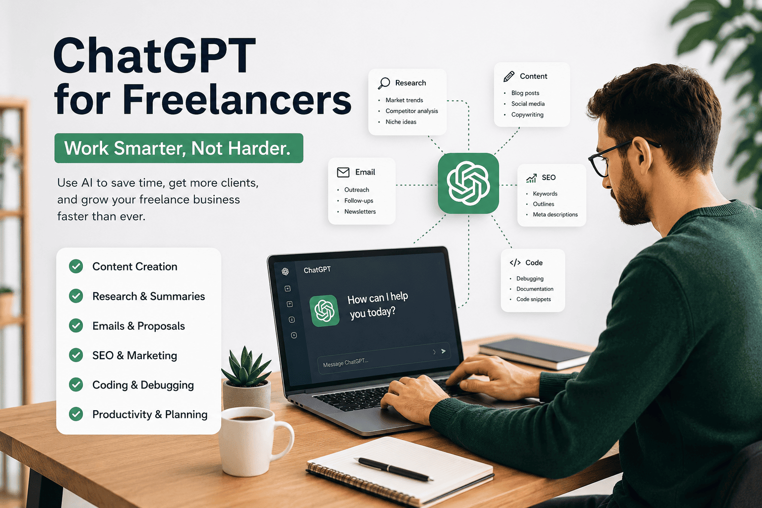 ChatGPT for Freelancers: The Complete Guide to Building a Smarter Freelance Business