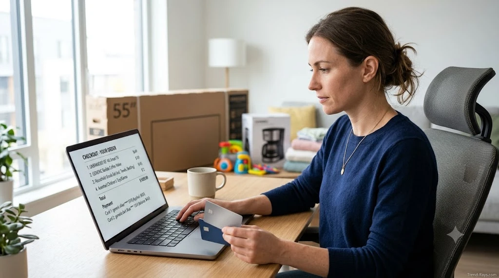 Can You Split Payment on Target? What You Can (and Can't) Do in 2026 3 Customer splitting the cost of a large retail purchase between two credit cards.