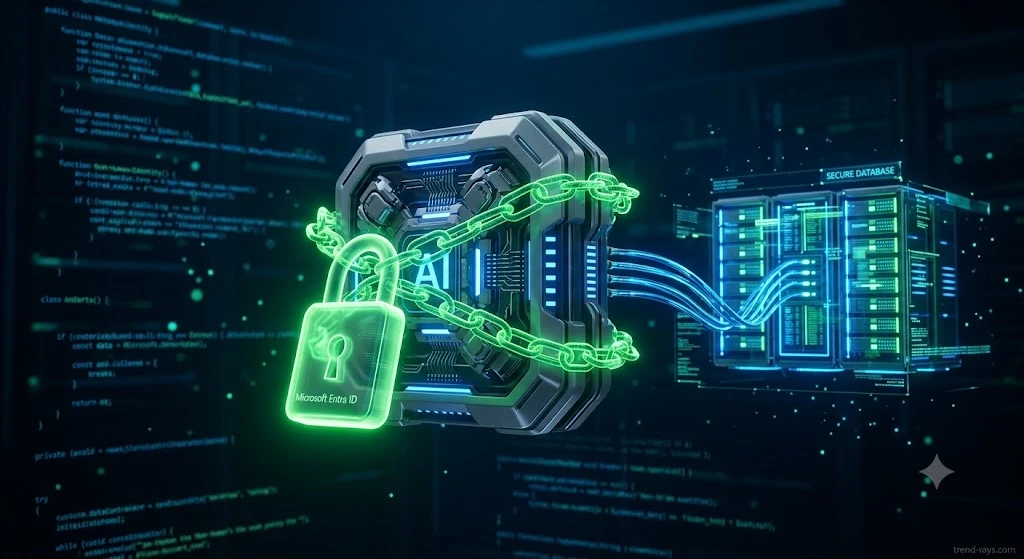 The ACSC Essential Eight AI Blueprint: Blocking "Shadow AI" in 2026 3 Isometric diagram showing a Non-Human Identity (NHI) AI agent restricted by Entra ID Conditional Access policies.