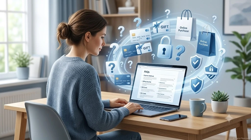 Can You Split Payment on Walmart? What You Can (and Can't) Do in 2026 6 Online shopper reviewing frequently asked questions about payment methods and checkout.
