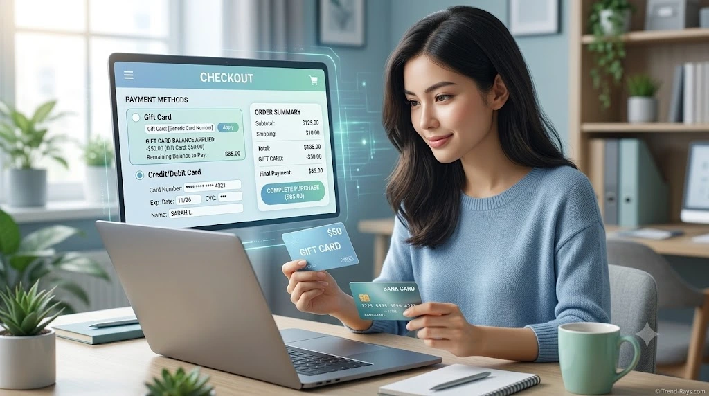 Can You Split Payment on Walmart? What You Can (and Can't) Do in 2026 3 Customer using a gift card together with a payment card during online checkout.